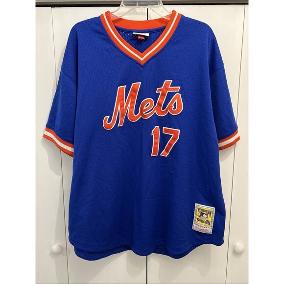 Mitchell & Ness Men's MLB Authentic Bp Jersey - Pullover Mets 1986 Keith Hernandez main image 1